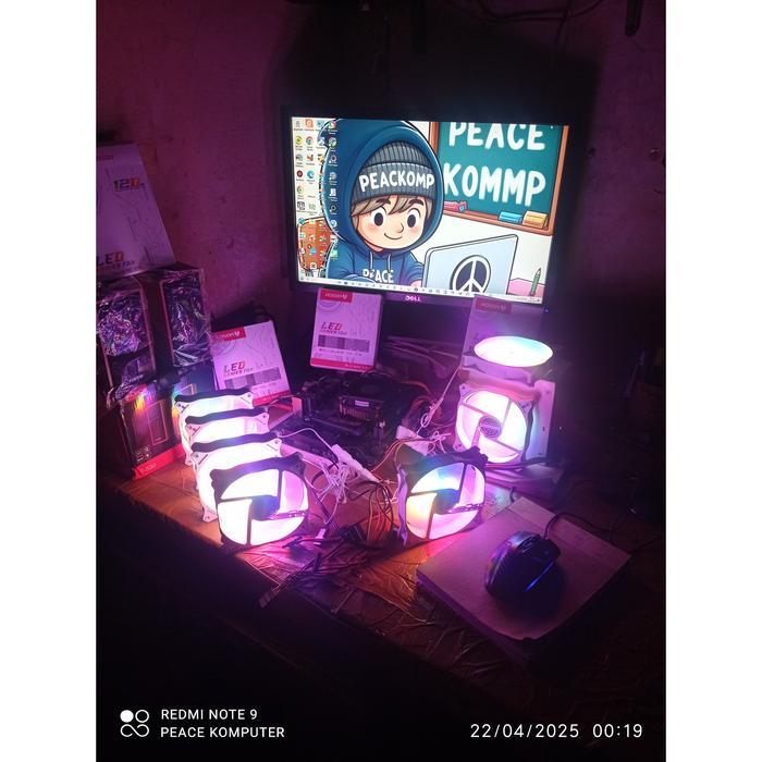 Fan 12cm Casing Warna Warni, Fan casing RGB