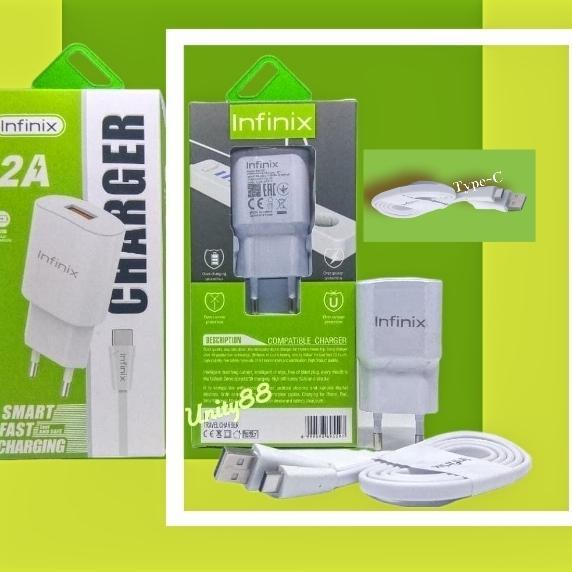 Charger Infinix Type-C Infinix Hot 11 11s 11sNfc-Note 11pro 2021+kabel - Type-C, Infinix