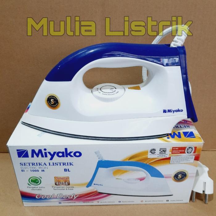 Setrika miyako EI-1008M seterika miyako - Biru ei1000m