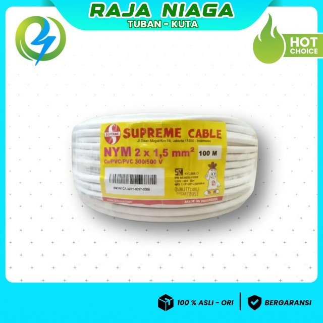 KABEL NYM 2X1.5 SUPREME 100 METER