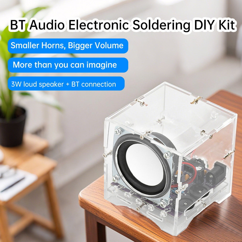 DC 5V 3W Bluetooth Speaker Y Kit Stereo Amplifier Small Auo Y Making Circuit Board Soldering Practic
