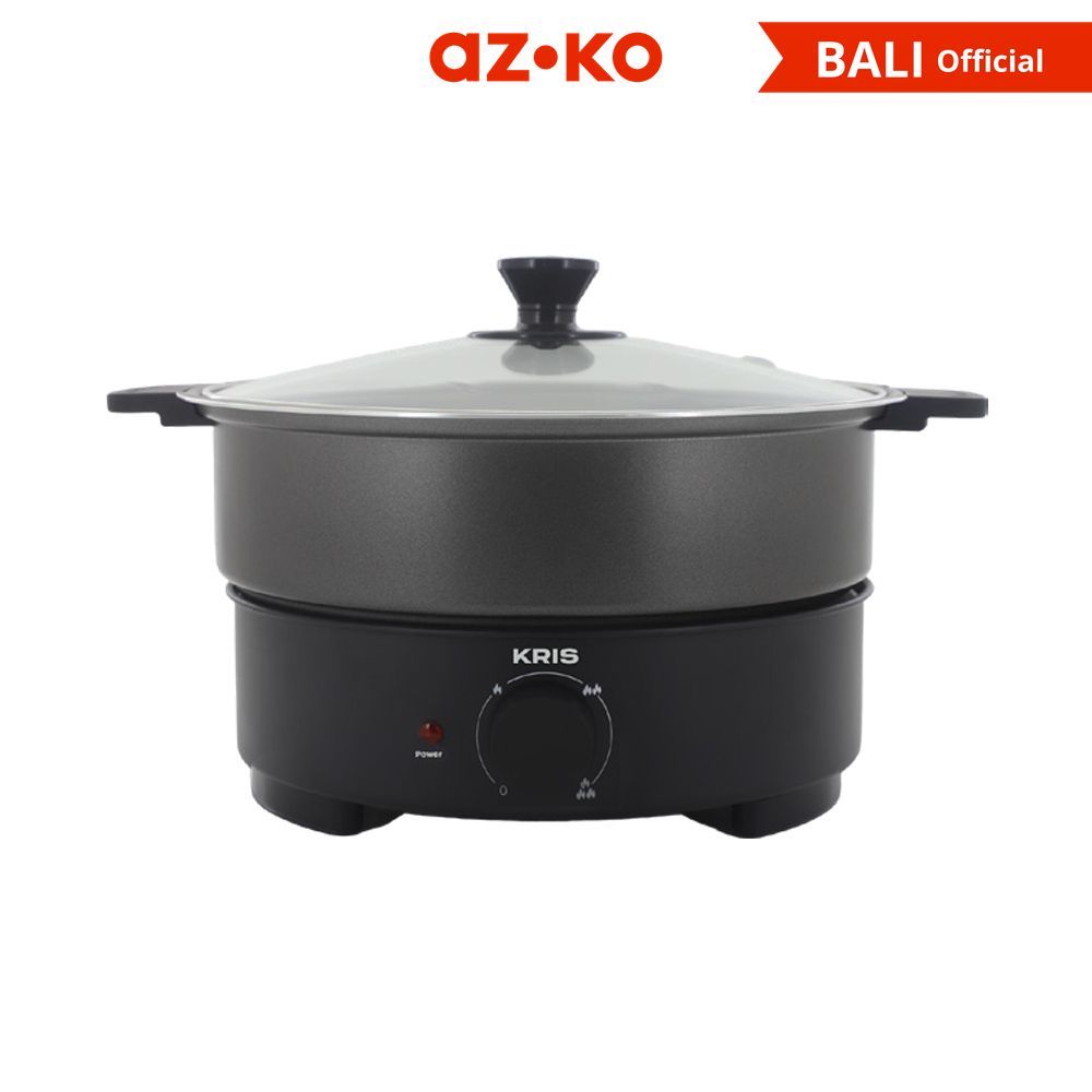 AZKO Kris 4 ltr Panci Elektrik Serbaguna Multifunction Electric Pan Kuali Pot Listrik Peralatan Masa