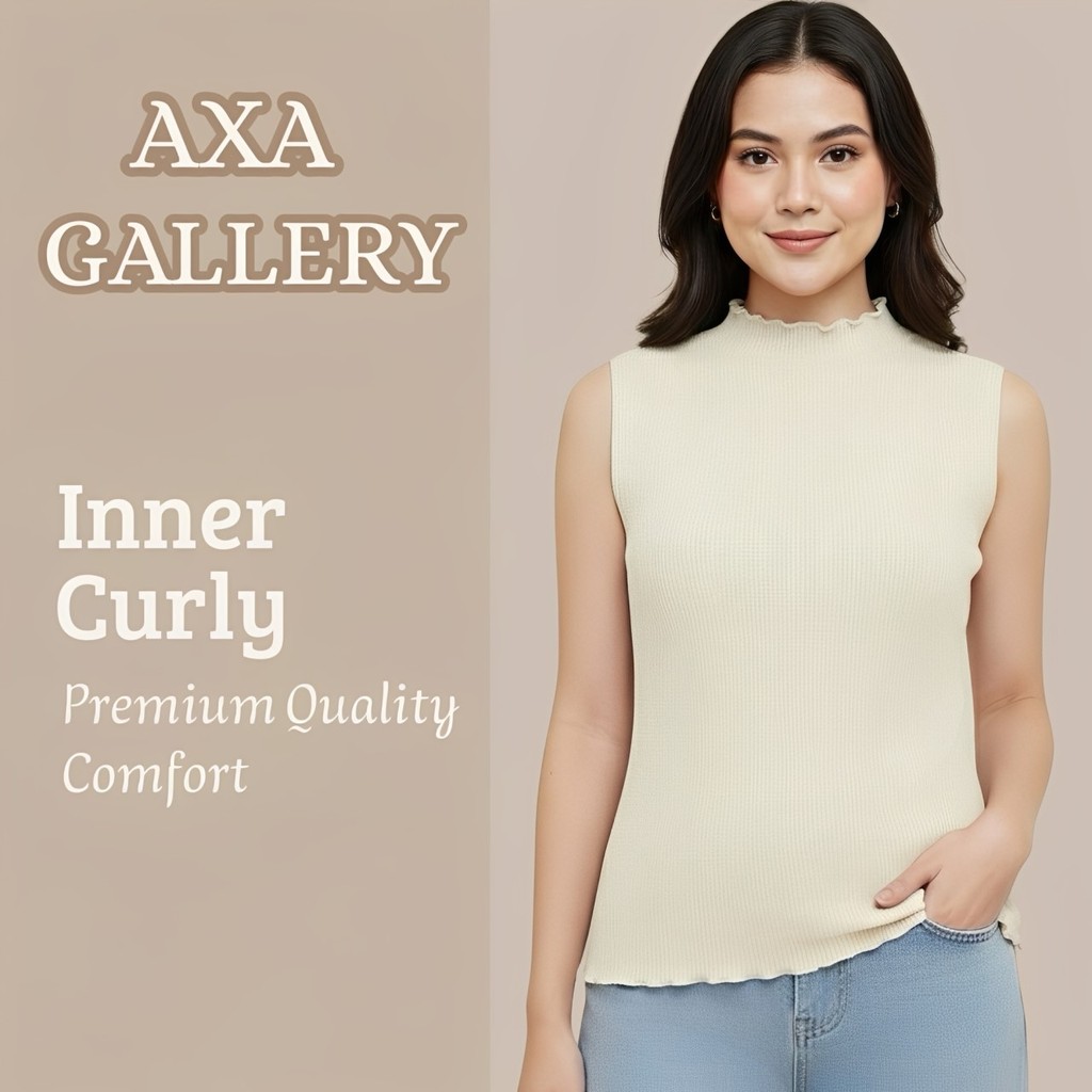 Inner Dalaman Manset Rajut Premium Wanita tanpa lengan