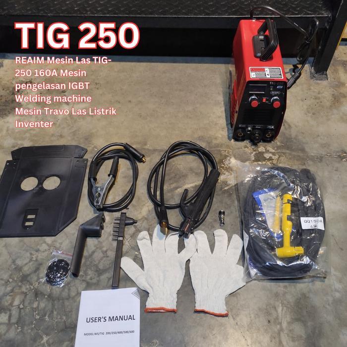 Mesin Las mig 250Listrik trafo las welding inverter Las Tanpa Gas Travo Inverter MIG 250 Mesin las -
