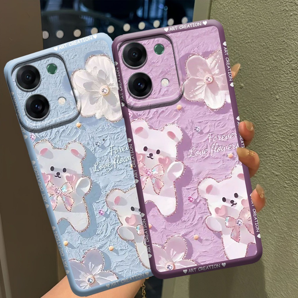 OPPO A6 PRO NEW Softcase Procamera Silicon Case motif doll Silicon - Cassing HP - Soft Case Anti Sli
