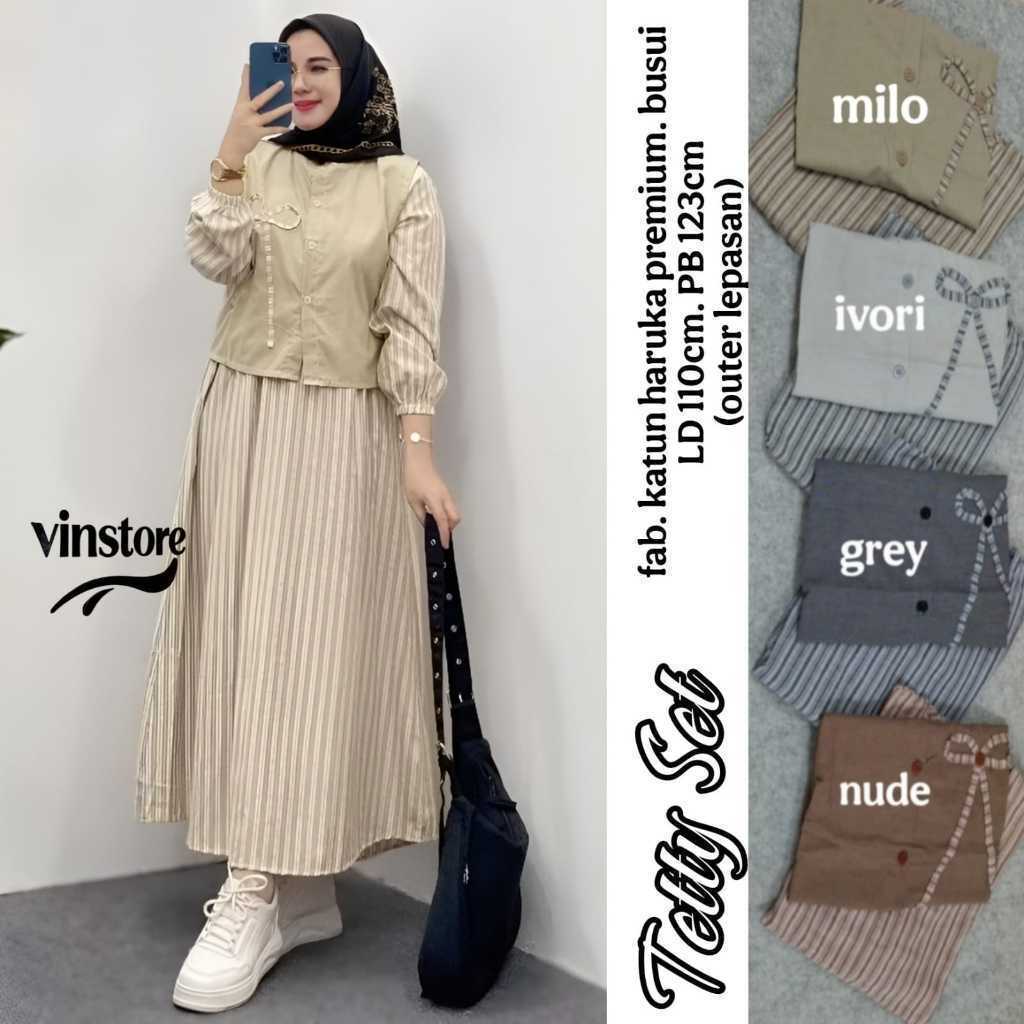1702    TETTY SET  by VINSToRe  FASHION ORI BRAND SOLO