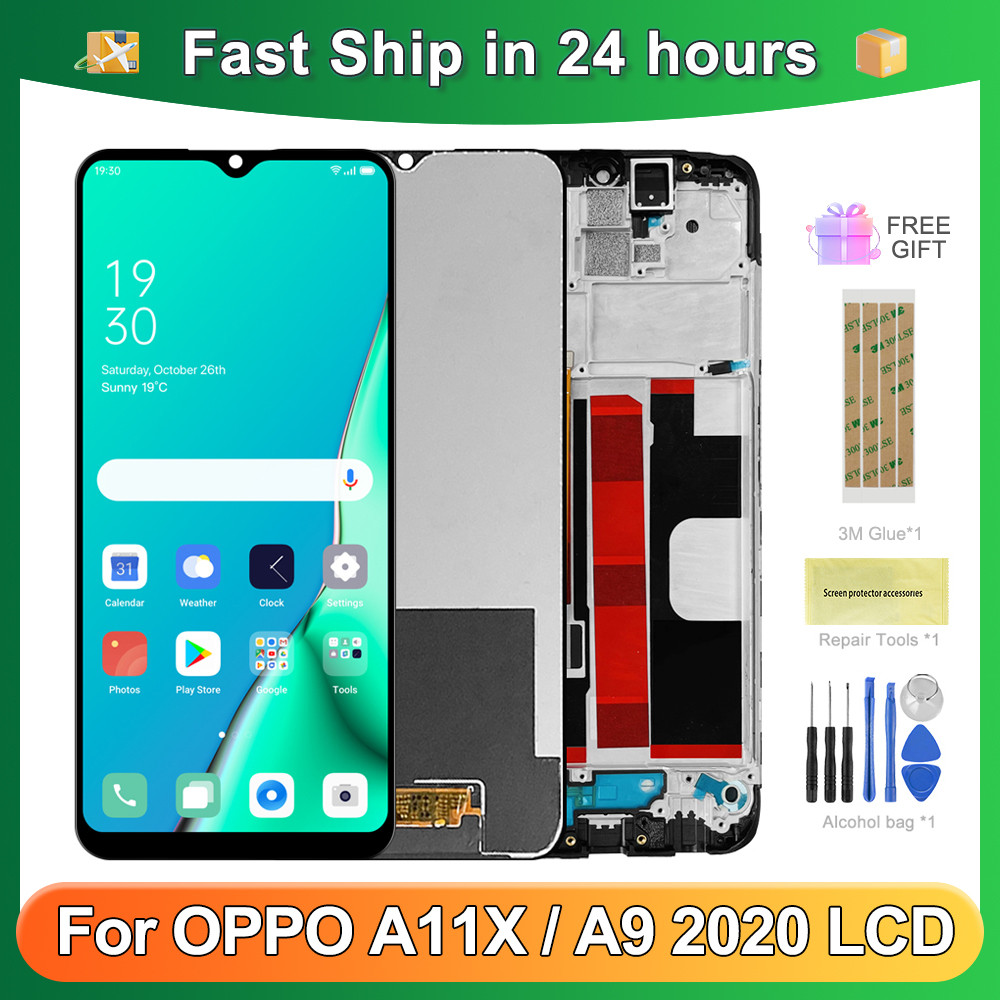 OEM For OPPO A9 2020 6.5''For Oppo A11X CPH1937 CPH1939 CPH1941 LCD splay Tou Screen gitizer Assembl