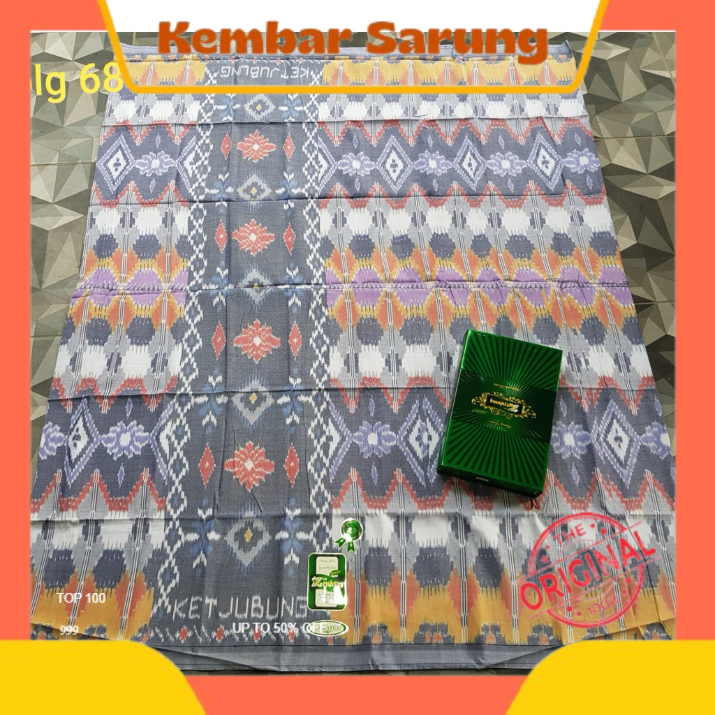 COD SARUNG KETJUBUNG KECUBUNG GOYOR FIBER GREEN / SARUNG LAKI LAKI DEWASA
