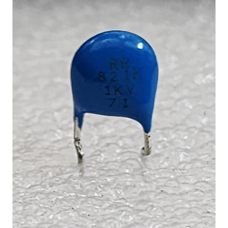 Capacitor Mylar atau Kapasitor Milar 821K 1KV 1000V - Harga per 5 pcs BERKUWALITAS...