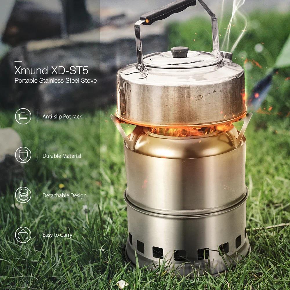 Outdoor Wood Stove Backpacking Portable Survival Wood Burning Camping Stove
