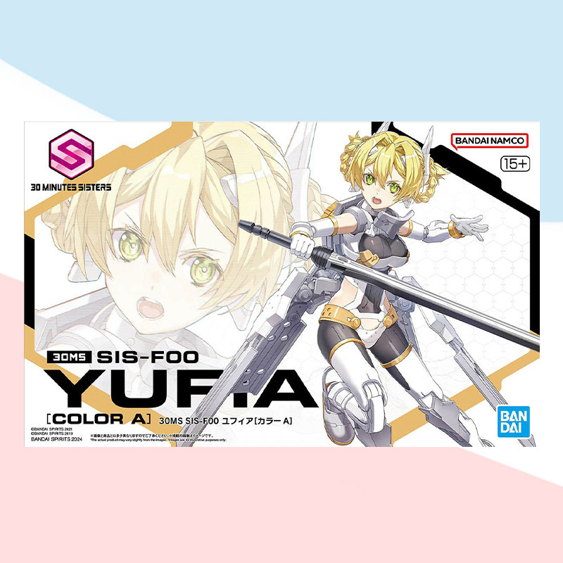Bandai Original box 30 MINUTES SISTER YUFIA COLOR A full Action Anime plastic Figure model kit Assem