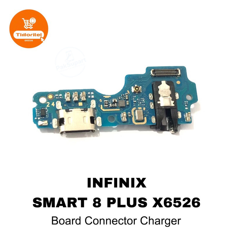 BOARD CONNECTOR CHARGER INFINIX SMART 8 PLUS / PCB KONEKTOR CAS INFINIX X6526 BERKUALITAS