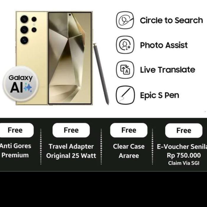 RAMADHAN SALE Samsung Galaxy S [12/512GB 12/256GB] Handphone S 24 Android Samsung S24, Second