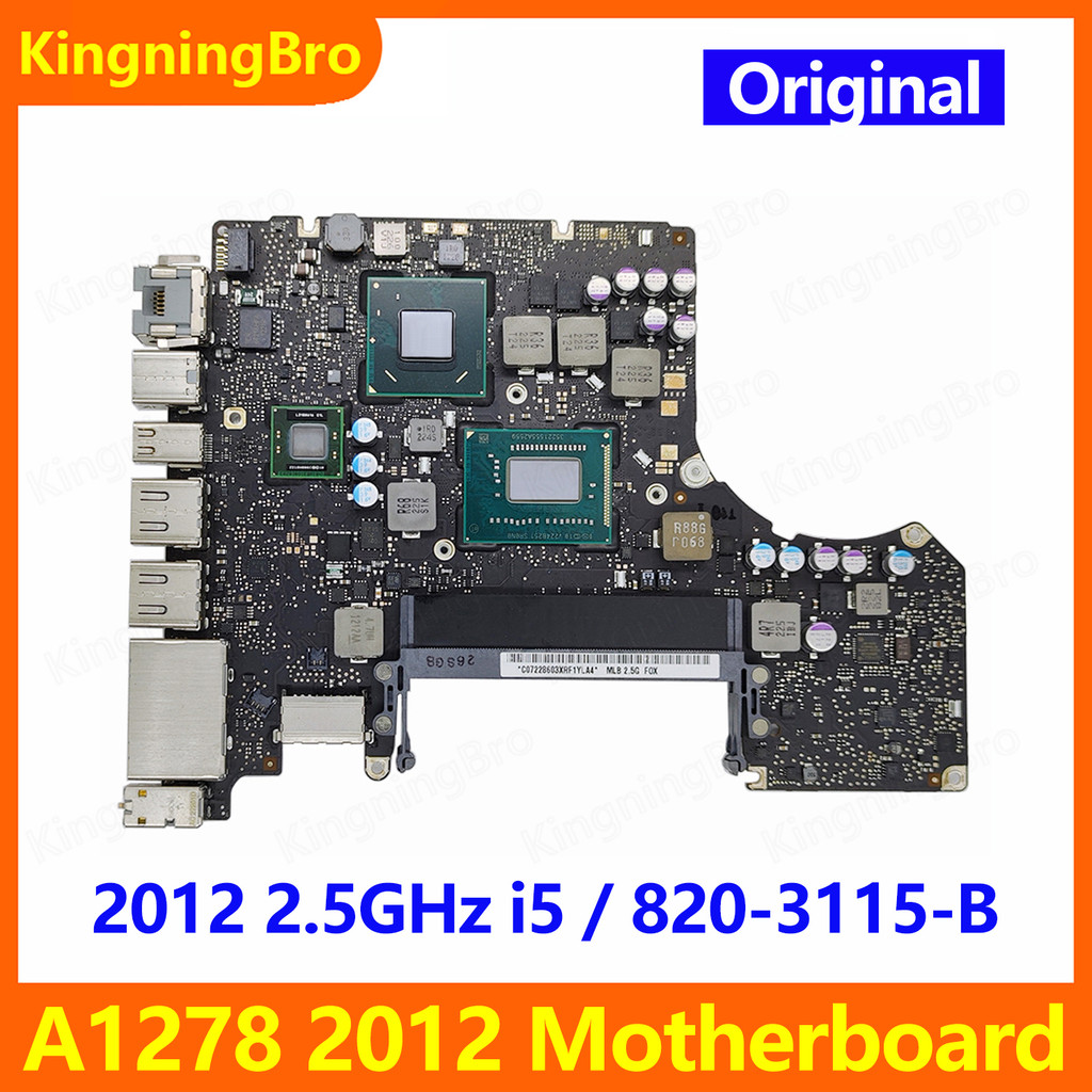 Original A1278 Motherboard 820-3115-B For Macbook Pro 13" A1278 Logic Board 2012 2.5GHz i5
