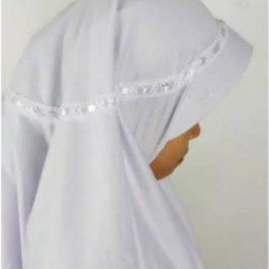 KIDLYFE KERUDUNG SEKOLAH ANAK SD LIST - Putih