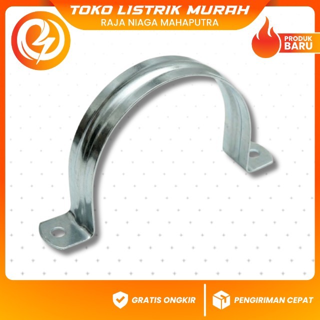Klem Pipa Besi 4 Inch – Clamp Pipa Kuat & Tahan Karat untuk Instalasi Air dan Gas