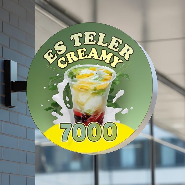 NEON BOX JUMBO Plang nama toko Bulat, Plang nama ruangan,plang nama akrilik, Plang Logo,custom&free 