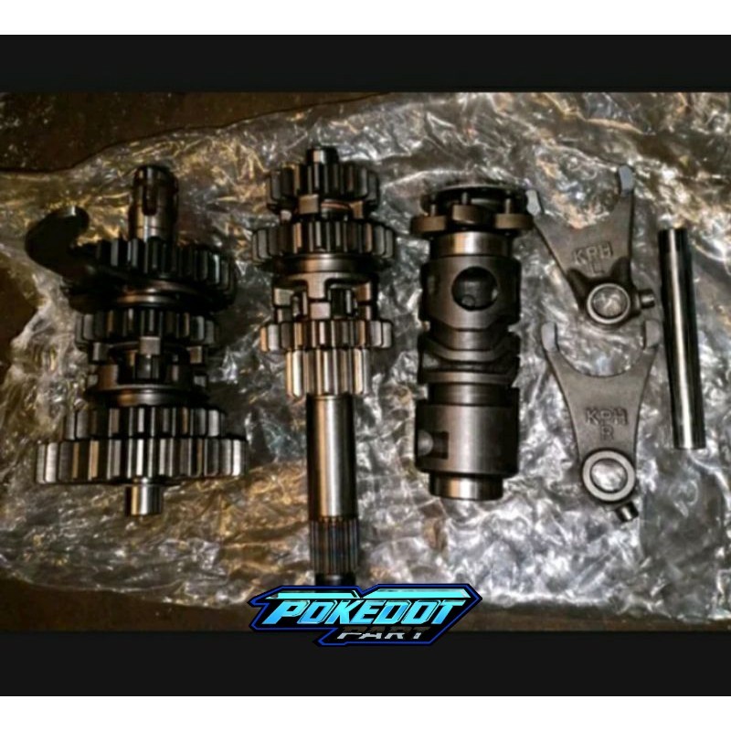 GARDAN GEARBOX RASIO TRANMISI HONDA SUPRA X 125 KARBU KHARISMA 125 ORIGINAL COPOTAN