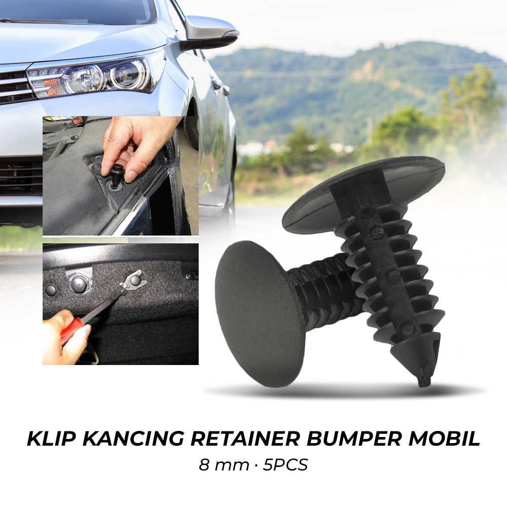Klip Kancing Baut Rivet 8 mm Mur Plastik Mobil Universal