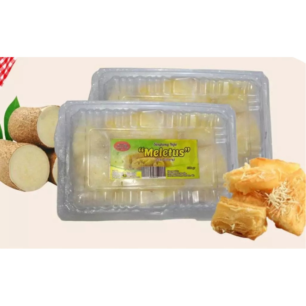 Meletus Singkong Keju Frozen 500gr – Snack Singkong Goreng Beku Renyah Gurih