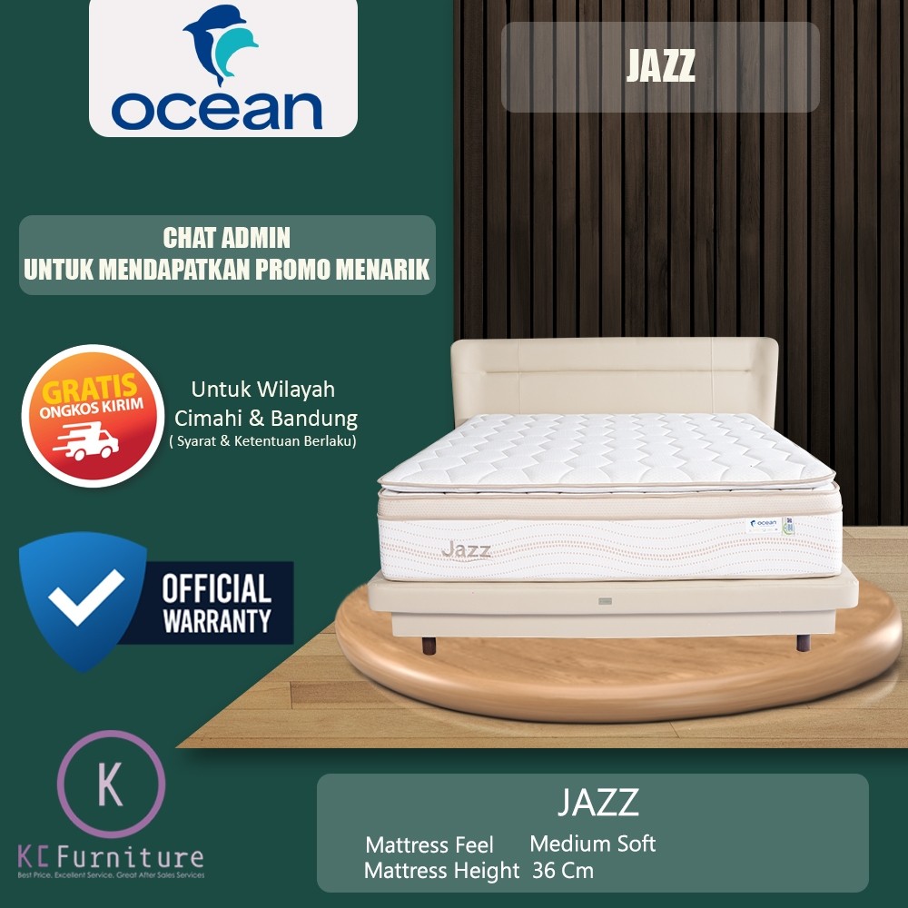 Kasur Springbed Ocean - Jazz ( Full Set / Matrass Saja )