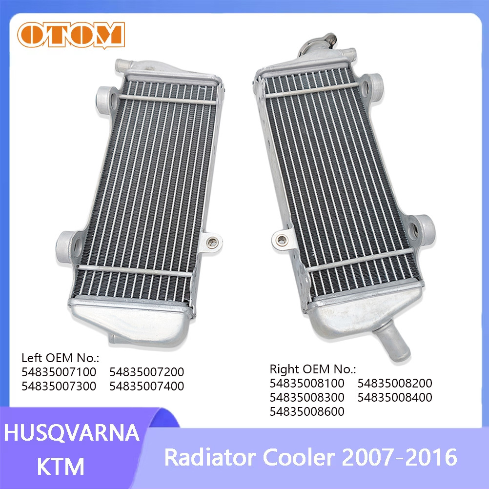 Pendingin Radiator Aluminium OTOM Untuk KTM HUSQVARNA 2007-2016 SX XC XCW EXC TC TE 125 150 250 Akse
