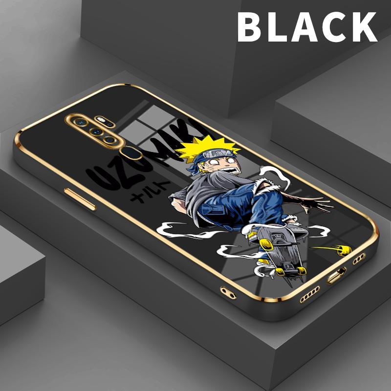 Softcase OPPO Case A9 2020 A8 A83 A91 A92 A93 A94 A95 A96 5G A98 A9x Soft Unik Naruto Silicone Lens 