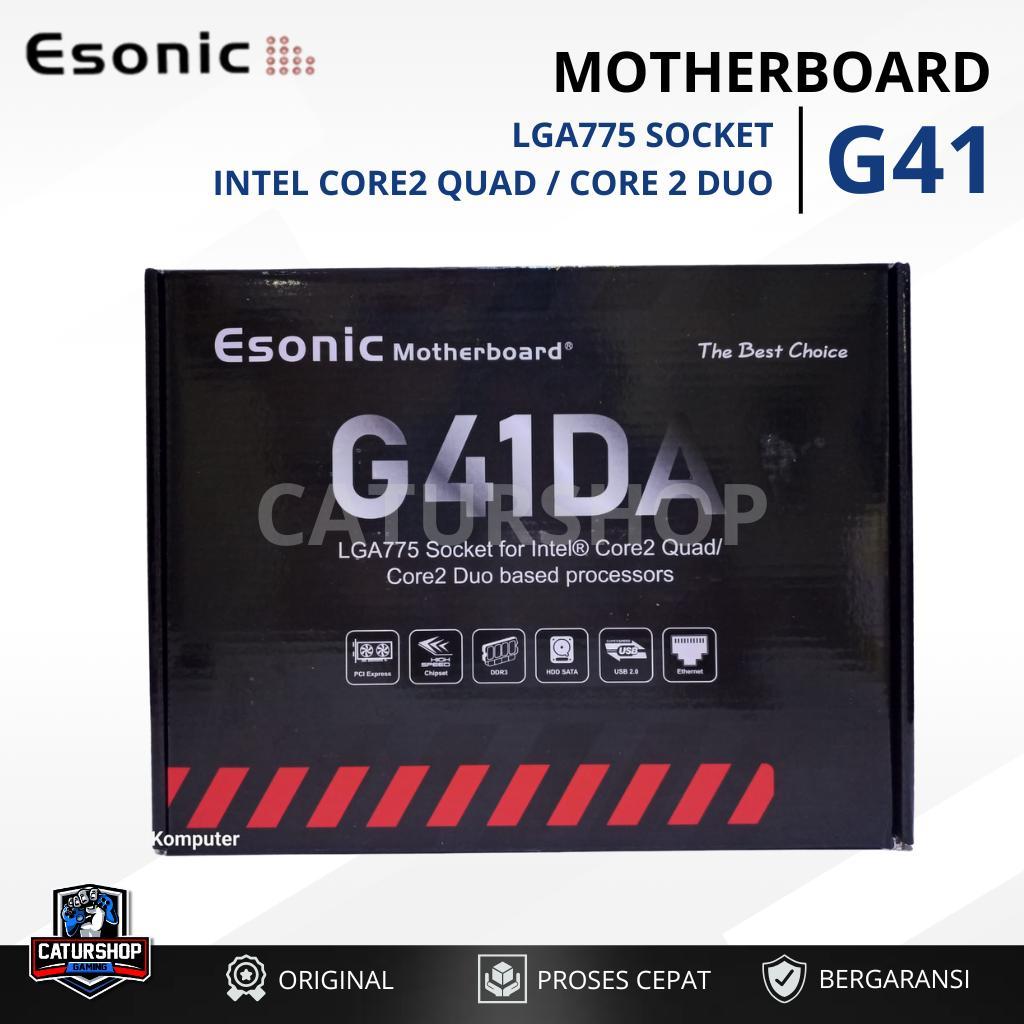 Motherboard Esonic G41DA Socket 775 Intel DDR3 G41 DA LGA775 CORE 2 DUO QUAD CORE