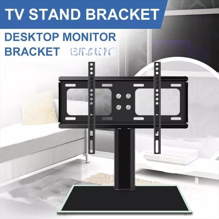 Bracket TV Meja Universal Stand LED LCD Monitor 32-55 Inch Tatakan Dudukan TV Tabletop Tanpa Bor Tem