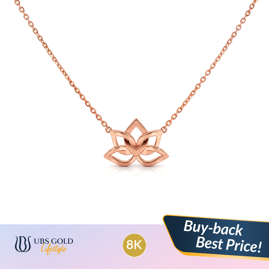 UBS Gold - Kalung Emas Millie Molly Blooming - 8K - Ksk1372k