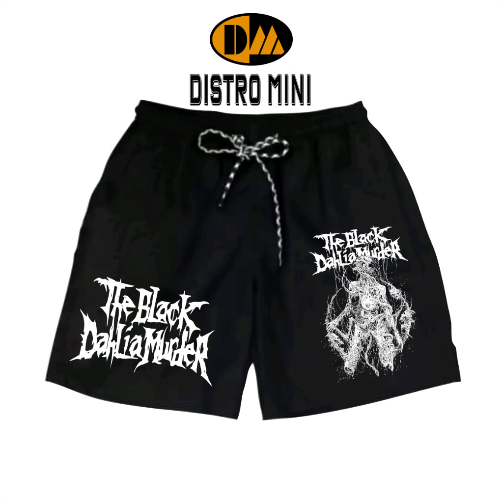 Rei Fashion - Celana Pendek Hitam  Celana Santai Pria/Wanita