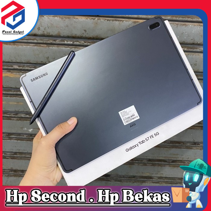 Samsung Tab S7 FE 5G Ram 6 Rom 128GB Second Pusat Gadget