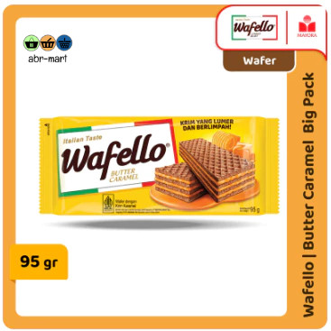 ROMA WAFELLO KARAMEL BESAR 95GR SNACK
