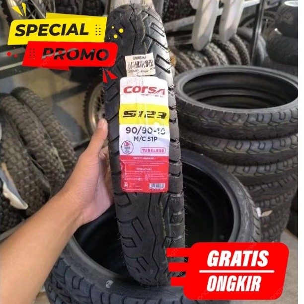 Ban Motor Tubeless Corsa 110/80-18 Ring 18 Terbaru 2024 untuk Yamaha RX King