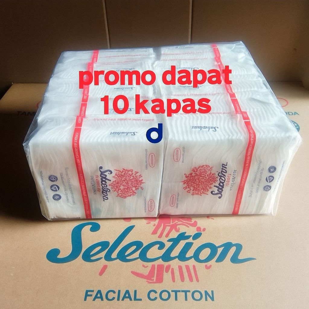 SELECTION Kapas Wajah [35 g/ 10 pcs] Kapas Selection / Selection Kapas Wajah / Kapas Kecantikan / Ka