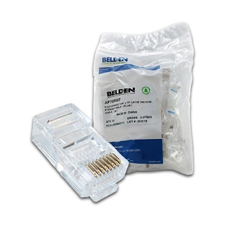 KONEKTOR BELDEN RJ45 CAT6 ORIGINAL Belden connector RJ45 Cat 6 Konektor RJ45 CAT6 ORIGINAL BELDEN