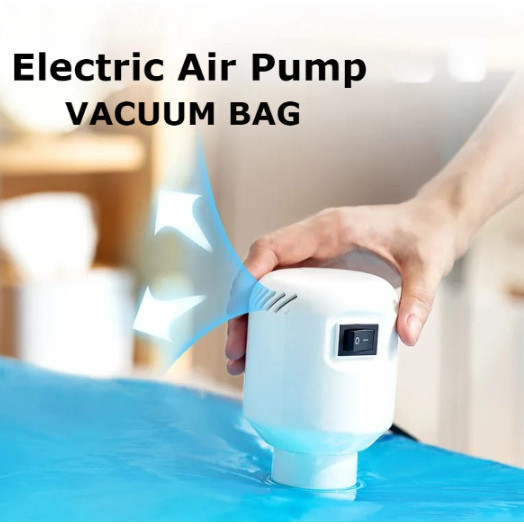 Wony Store - Minimalis Vacuum Bag Mesin Alat Pompa Vakum Baju Design Mini Portable