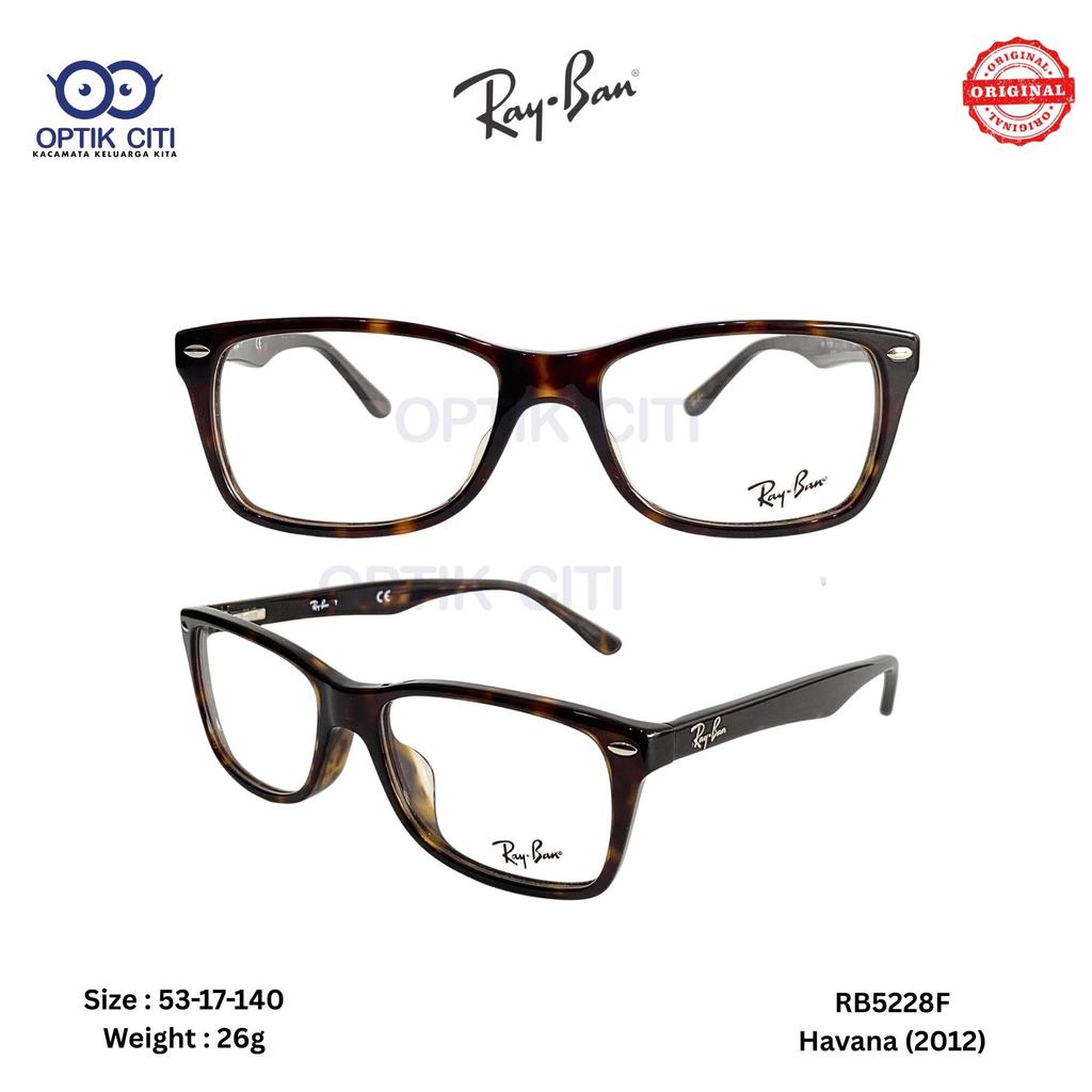 Frame Kacamata Pria Wanita Rayban RB 5228 F 2012 Original