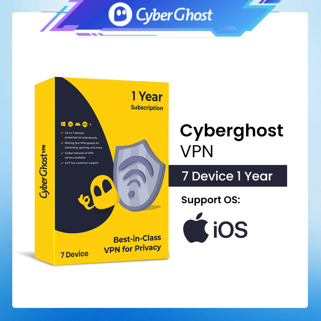 For Iphone Software CyberGhost VPN Original 7 Device Original