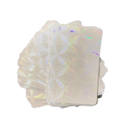 (clai) Stiker Anti Gores Laminating Hologram KTP SIM Kartu Kredit Credit Card ATM Lem Praktis Bisa p