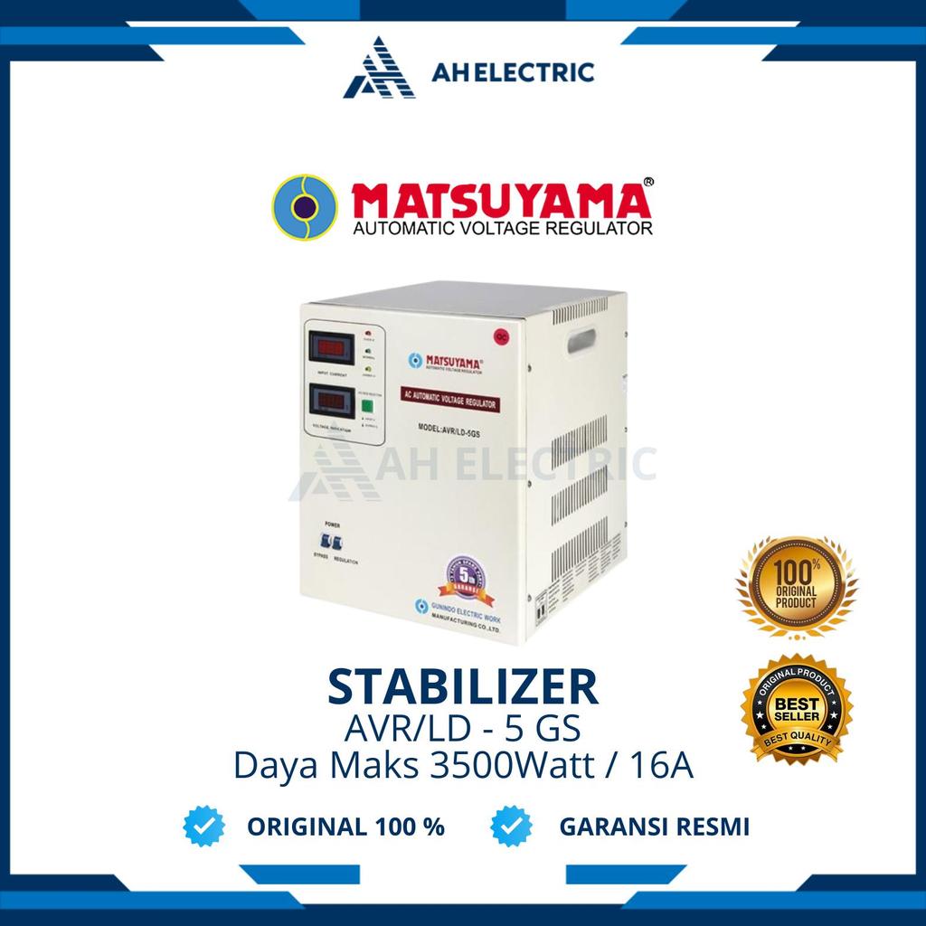 MATSUYAMA Stabilizer Listrik 3500 Watt  5 KVA 140-240V 1 Phase | Stavolt Voltage Regulator | AVR/LD-