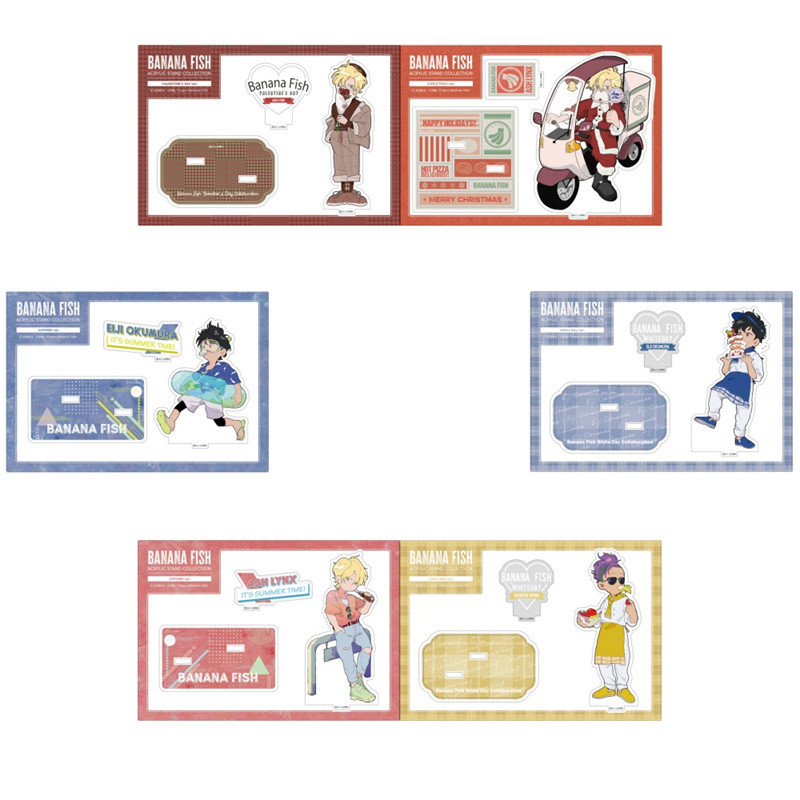 Hot Anime BANANA FISH Acrylic Sign mini Stand figure Stand Plate Cosplay Prop Decor Cartoons present