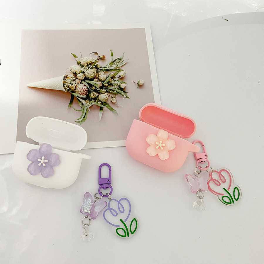 cute cloud Earphone Cover For Redmi Buds 6 Play Case Silicone Shockproof Bluetooth hearphone box Red