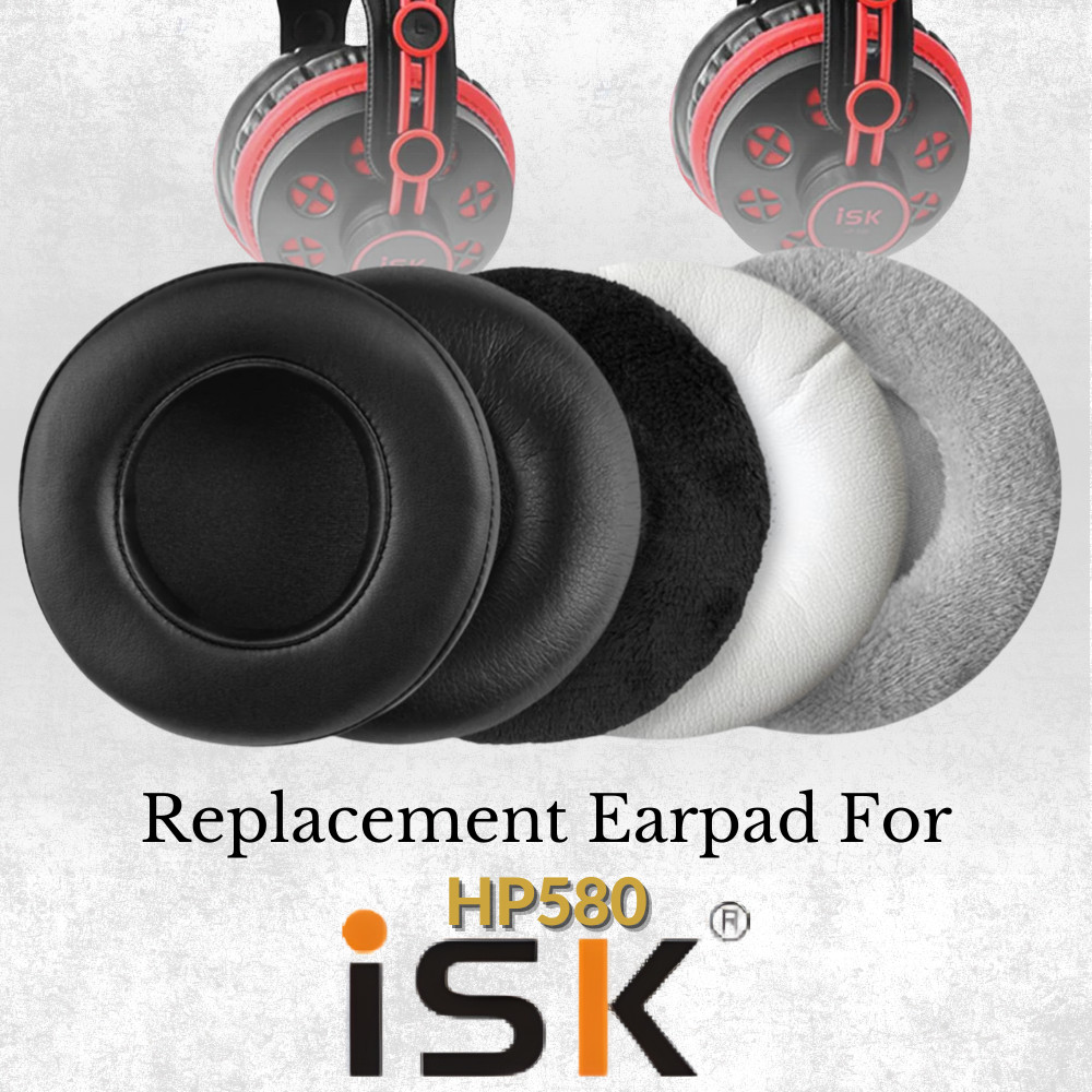 Ear Cushion Earcup Busa Bantalan Earpad ISK HP580 HP 580 HP-580 Foam Pad