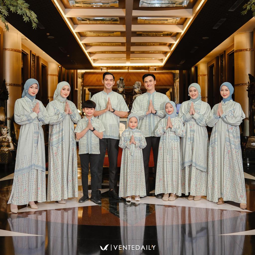 Sasmita Sarimbit Keluarga Couple Ayah Ibu Anak Baju Kondangan Mamah Muda Elegan by Ventedaily