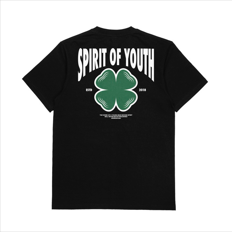 ARWEAR T-Shirt SOY CLOVER Black