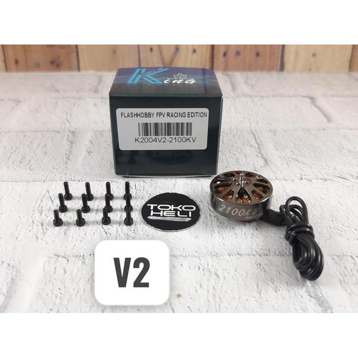 FlashHoy King K2004 2004 00KV 4-6S Brushless Motor 1.5mm Shaft