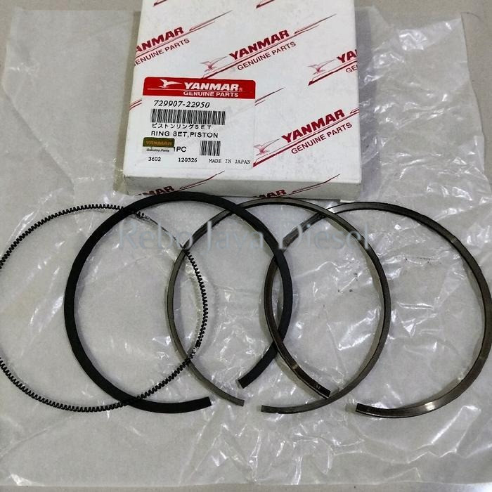 729907-22950 Ring set piston Ring Piston 4TNV98T-GGE YANMAR ORIGINAL