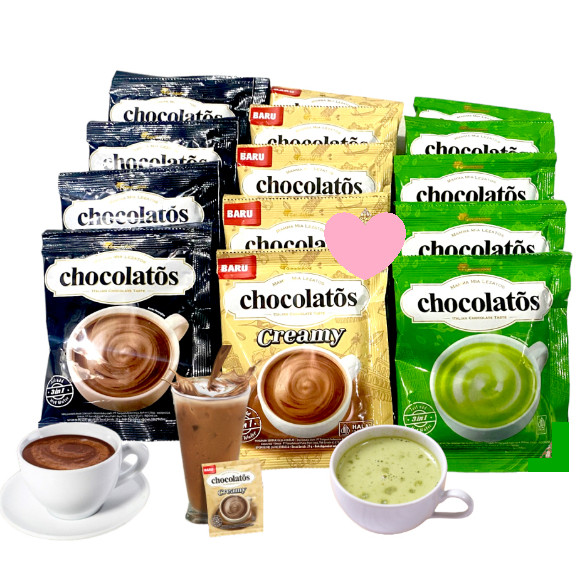 CHOCOLATOS DRINK 28 GRAM MINUMAN COKLAT BUBUK MATCHA RENCENG SACHET COKELAT 28GR GR INSTAN CHOCOLATE