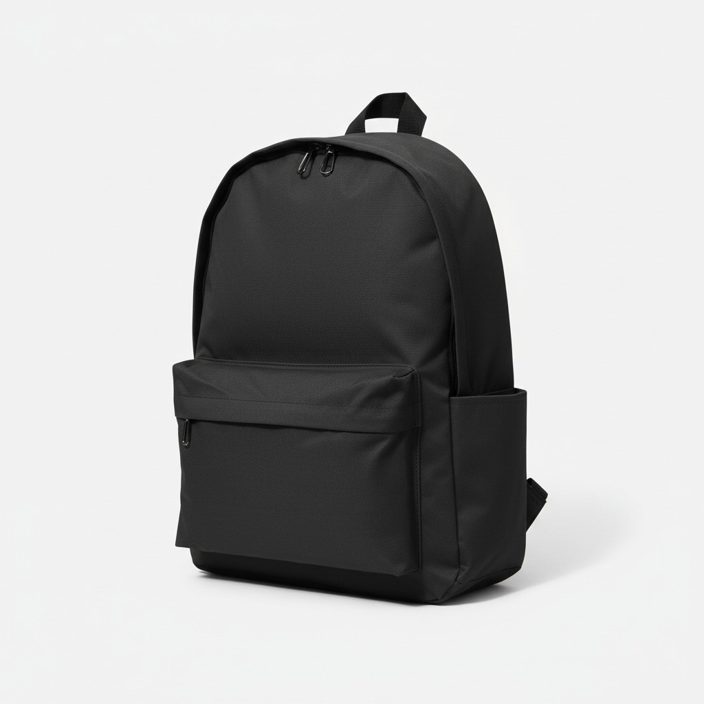 [COD] Ransel Polos Wanita Pria Tas Sekolah Warna Hitam Polos Tas Sekolah SMA SMP HokiOfficial
